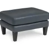 Ottomans & Poufs | Star Fumiture Zane Leather Ottoman